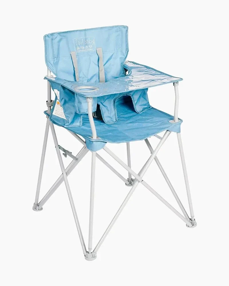 Borders Unlimited, Inc. Travel High Chair - Slate Blue