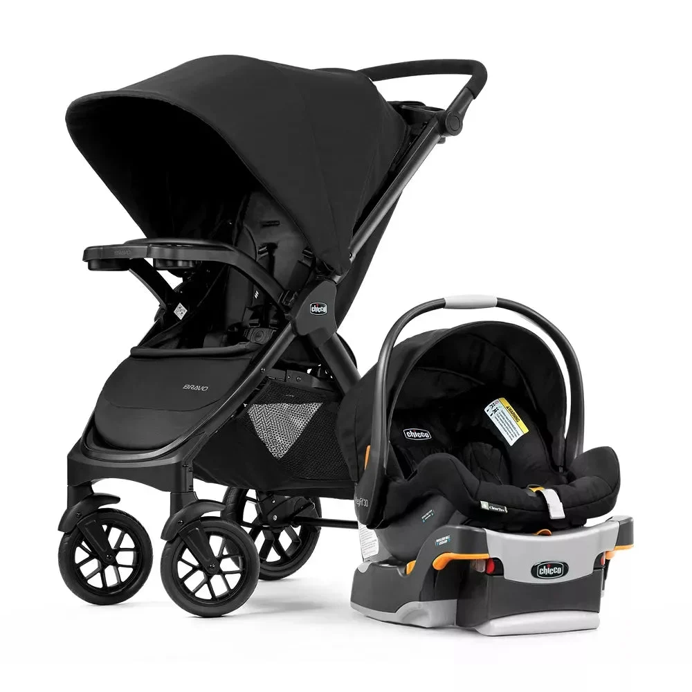 Chicco Bravo 3-in-1 Quick-Fold Trio Travel System - Ombra