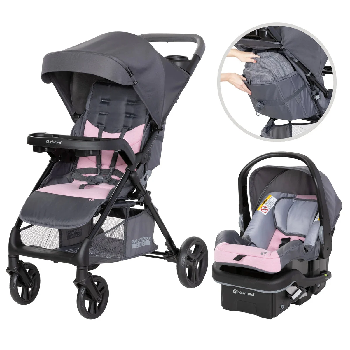 Baby Trend Passport Cargo Travel System - Black