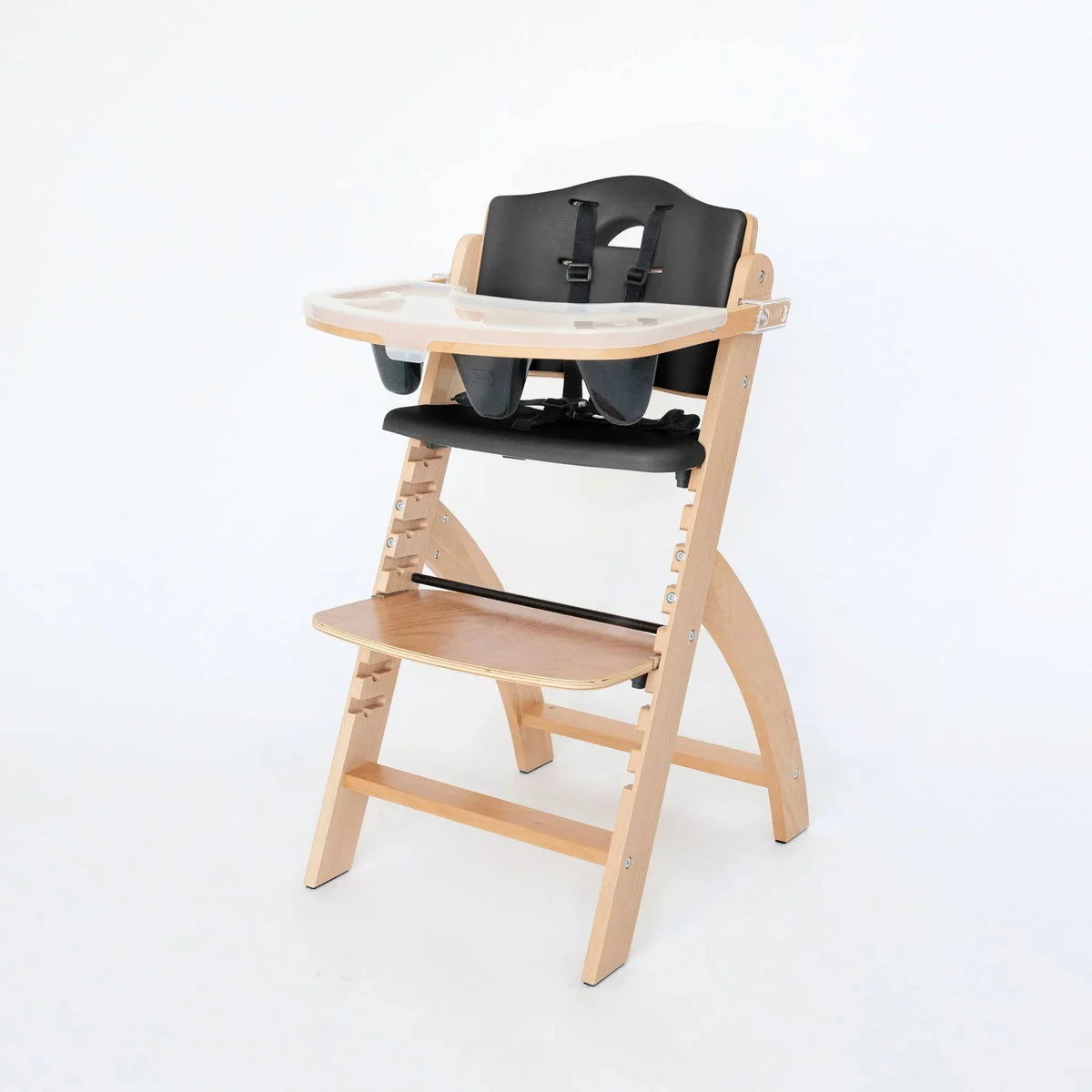 Abiie Beyond Junior High Chair - Natural and Black Pearl