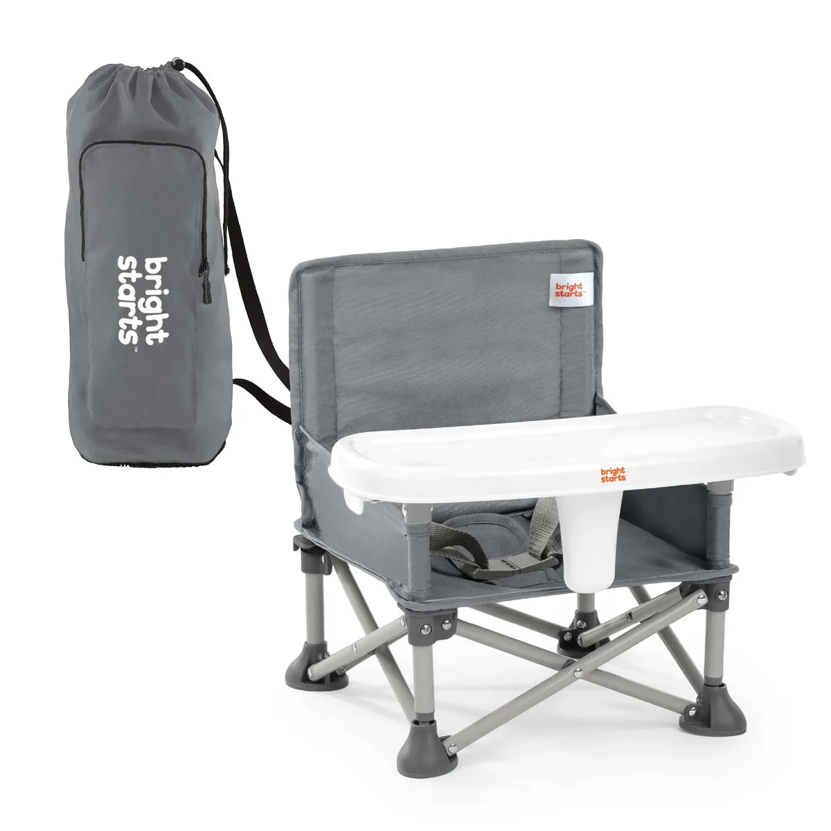 Bright Starts Portable Booster Seat - Grey