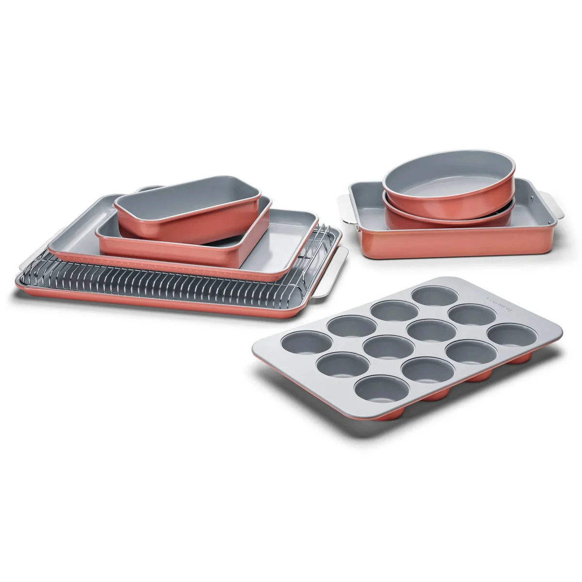 Caraway Non-Stick Ceramic Complete Bakeware Set - Perracotta