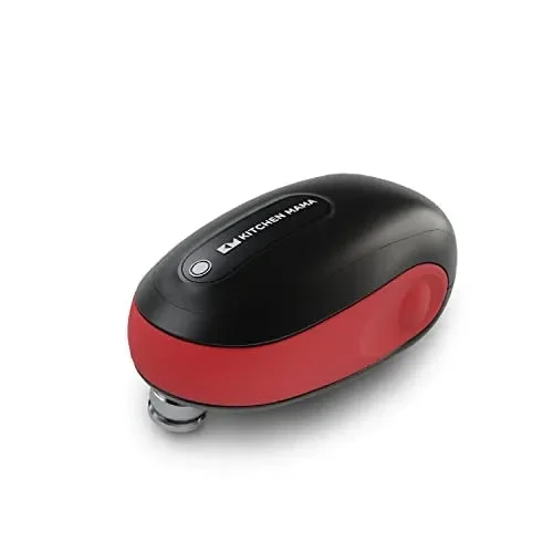 Kitchen Mama Electric Can Opener - Red with Black