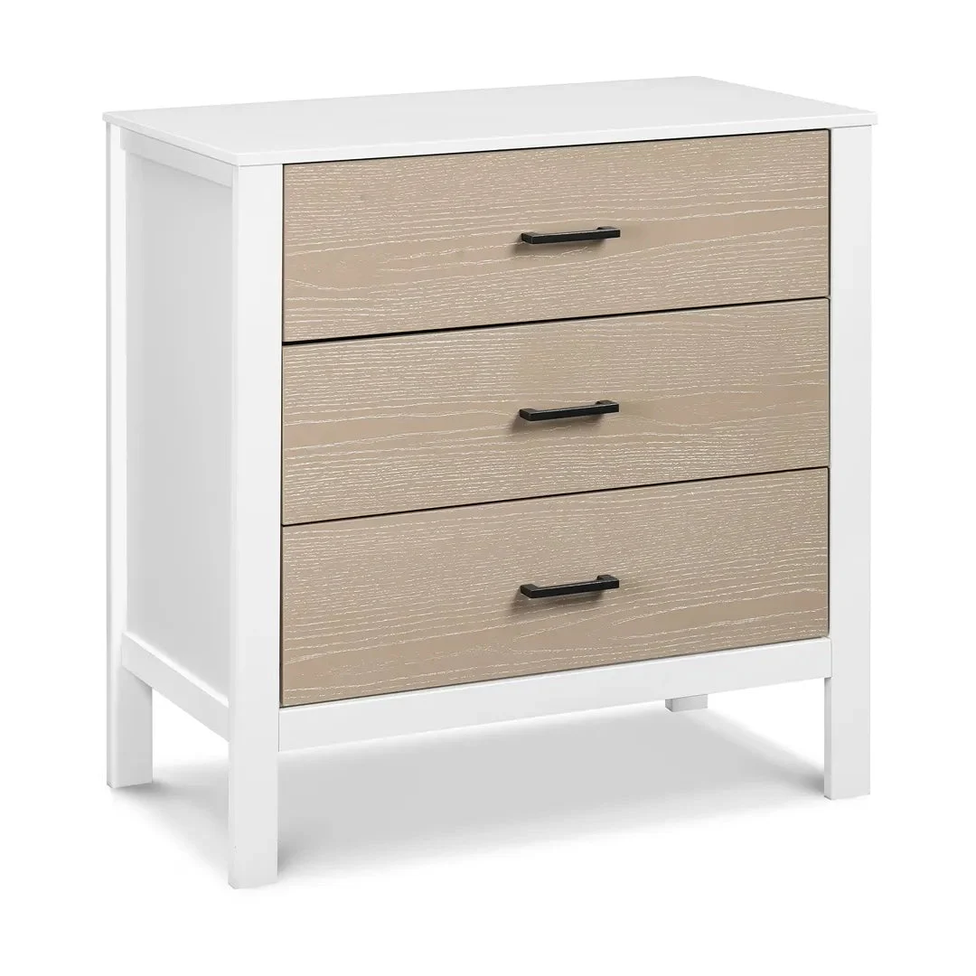 Carter's by Davinci Radley 3-Drawer Dresser - White/Coastwood