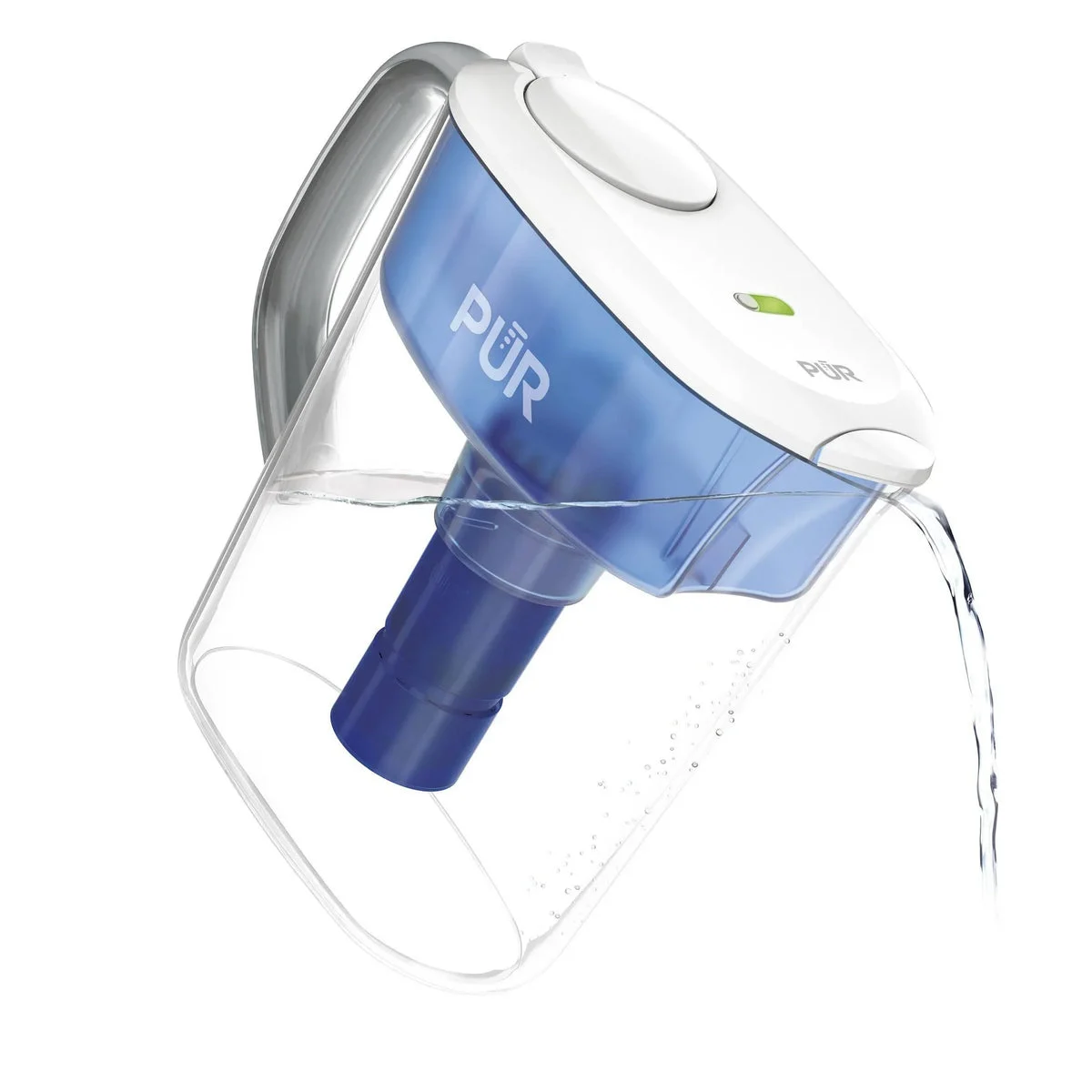 PUR 11 Cup Water Pitcher Filtration System White/Blue