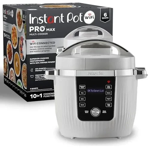 Instant Pot Pro Max WiFi Pressure Cooker - 6qt