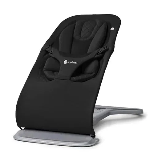 Ergobaby Evolve 3-in-1 Bouncer, Onyx Black(See description)