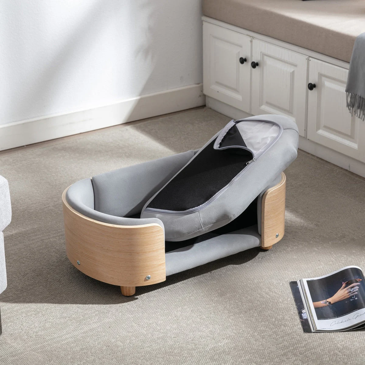 Bekayaa Scandinavian Style Elevated Dog Bed