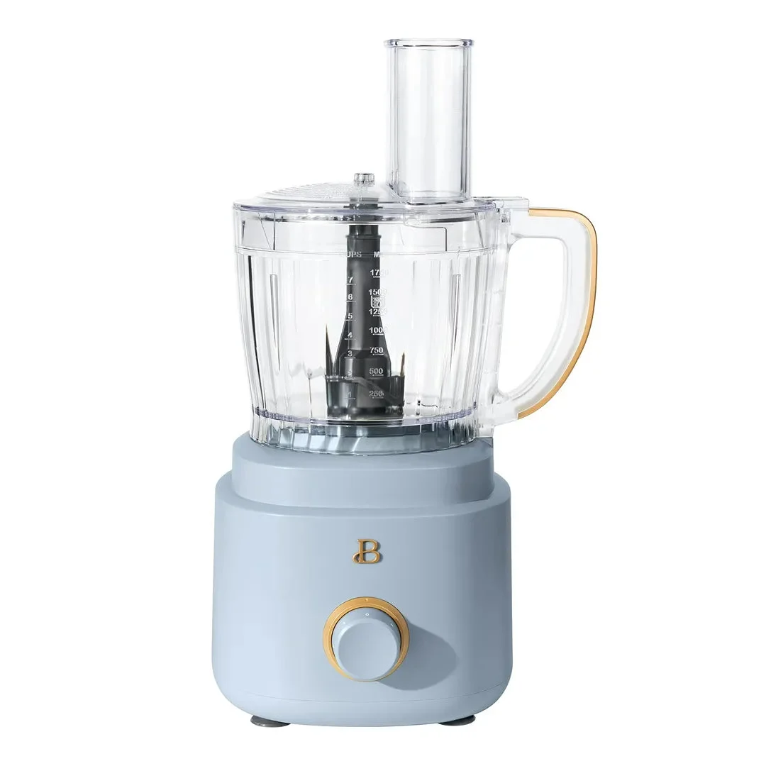 Beautiful 10-Cup Food Processor with Accessories, Cornflower Blue by Drew Barrymore - Cornflower Blue