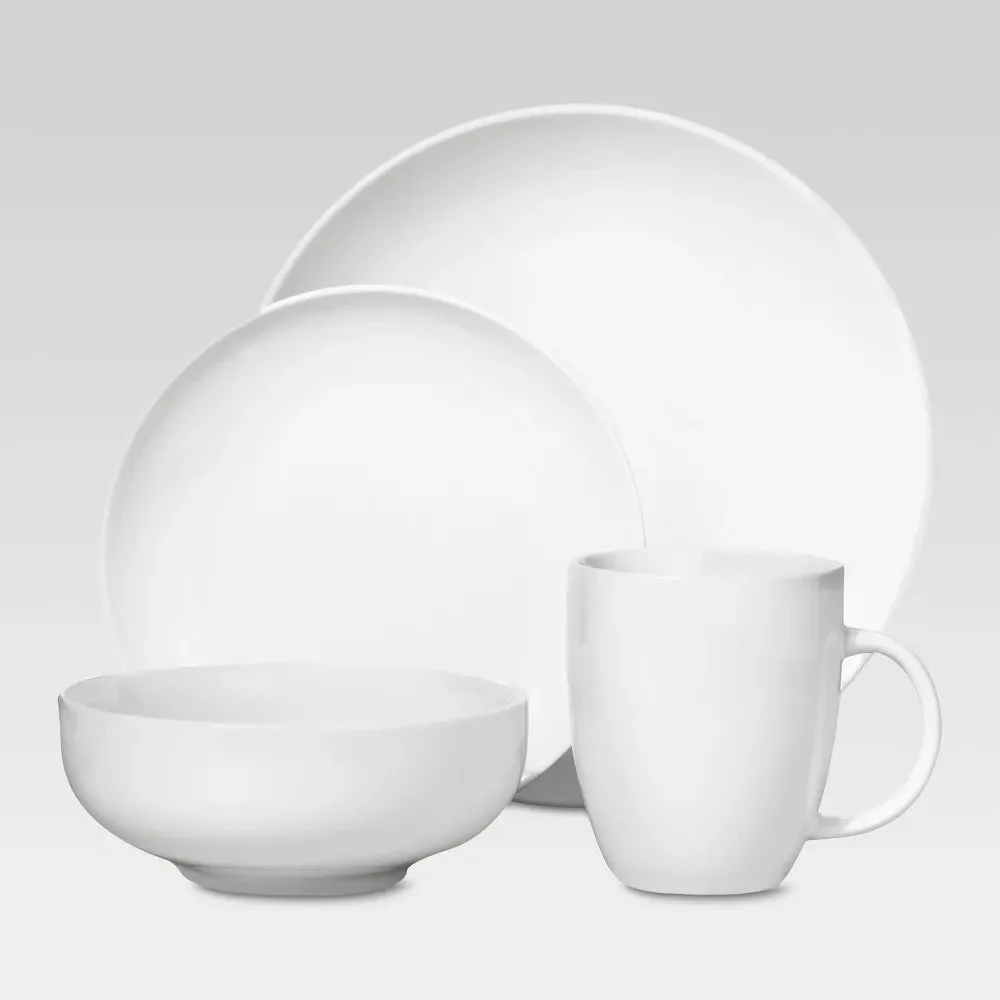 Threshold 16pc Porcelain Coupe Dinnerware Set