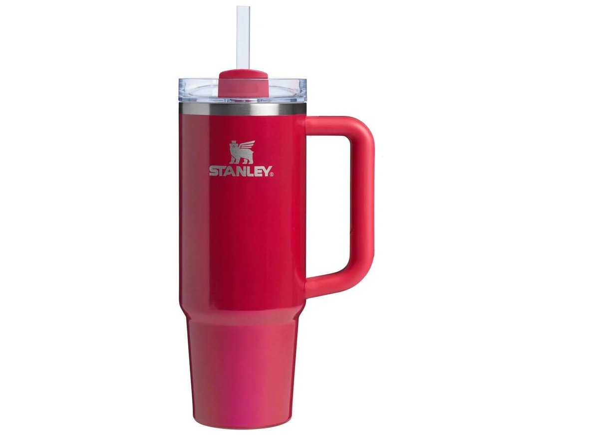 Stanley 30 oz Stainless Steel H2.0 FlowState Quencher Tumbler Red Delicious