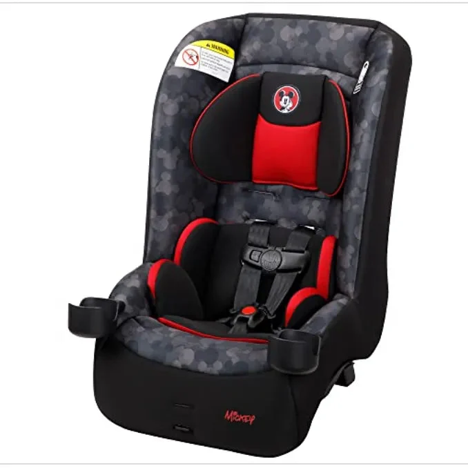 Disney Baby Mickey Mouse Baby Jive 2-in-1 Convertible Car Seat, Mickey Blogger red