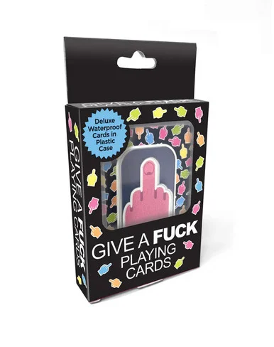 Fu Finger Waterproof Playing Cards - Adult Toys