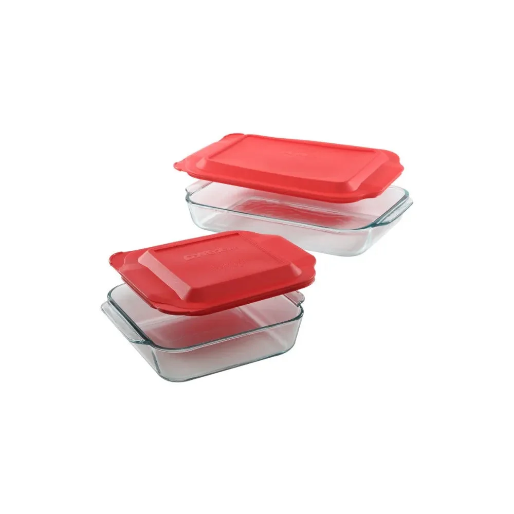 Pyrex Bakeware Value Set - Red
