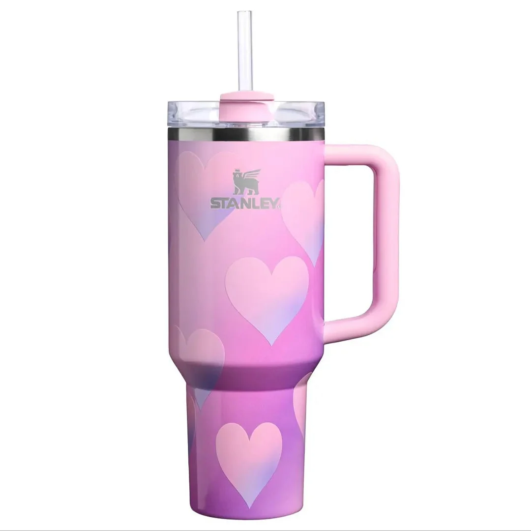 Stanley 40 oz Stainless Steel H2.0 Flowstate Quencher Tumbler - Powder Pink