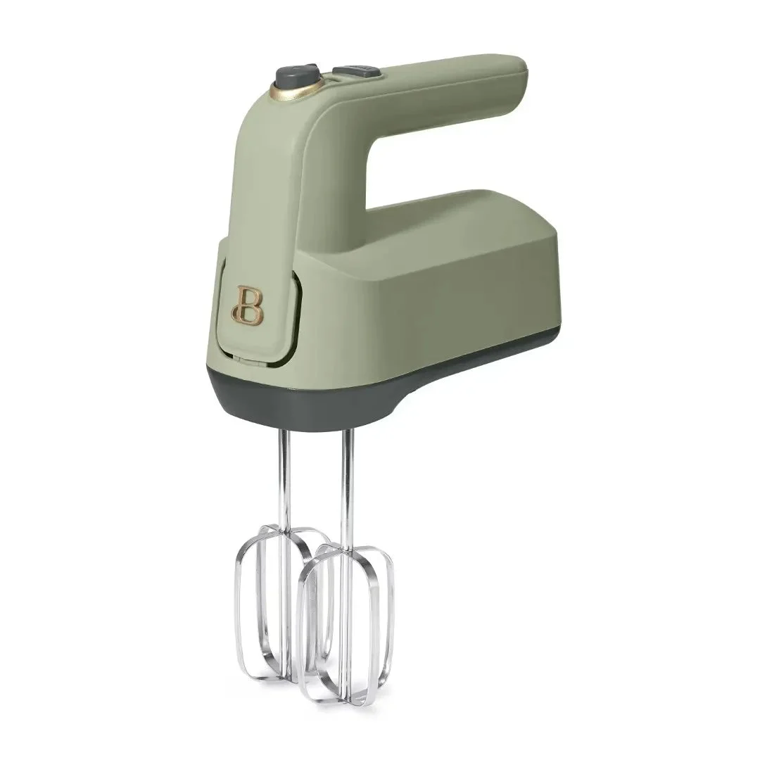 Beautiful 6-Speed Electric Hand Mixer, Sage Green by Drew Barrymore - Sage Green