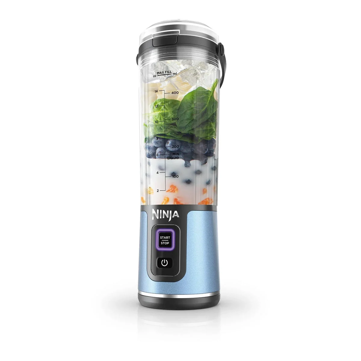 Ninja Blast 18oz Portable Blender - Metallic Blue