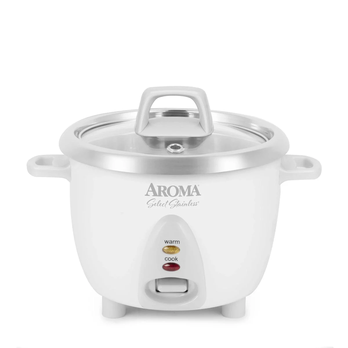 Aroma 6-Cup Stainless Steel Rice Cooker