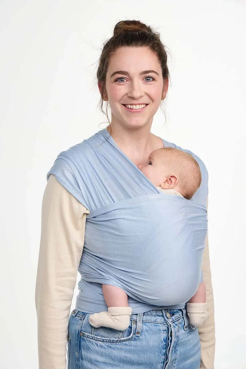 Tula Baby Blue Stretchy Baby Wrap