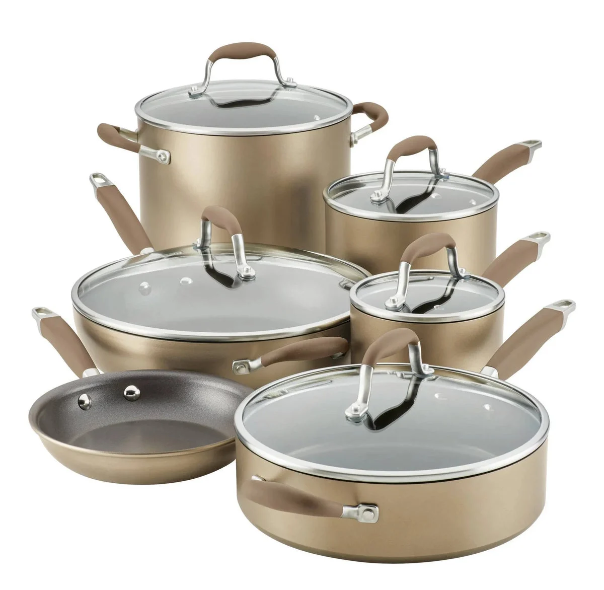 Anolon 11pc Hard Anodized Nonstick Cookware Set