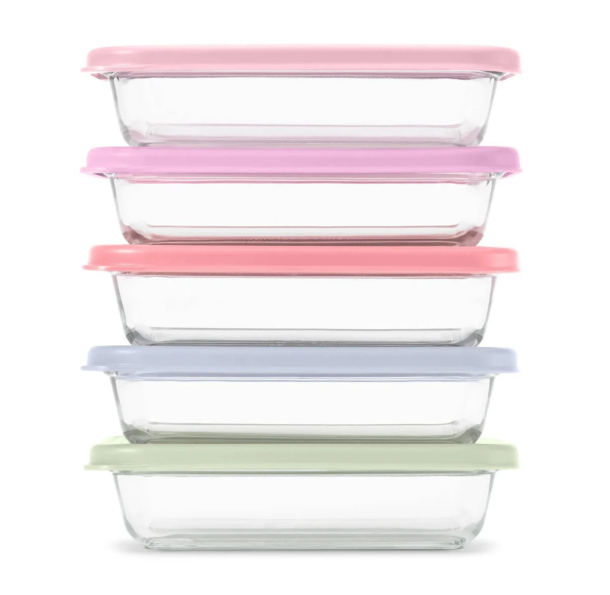 Ello 10-Piece Glass Meal Prep Food Storage Container Set
