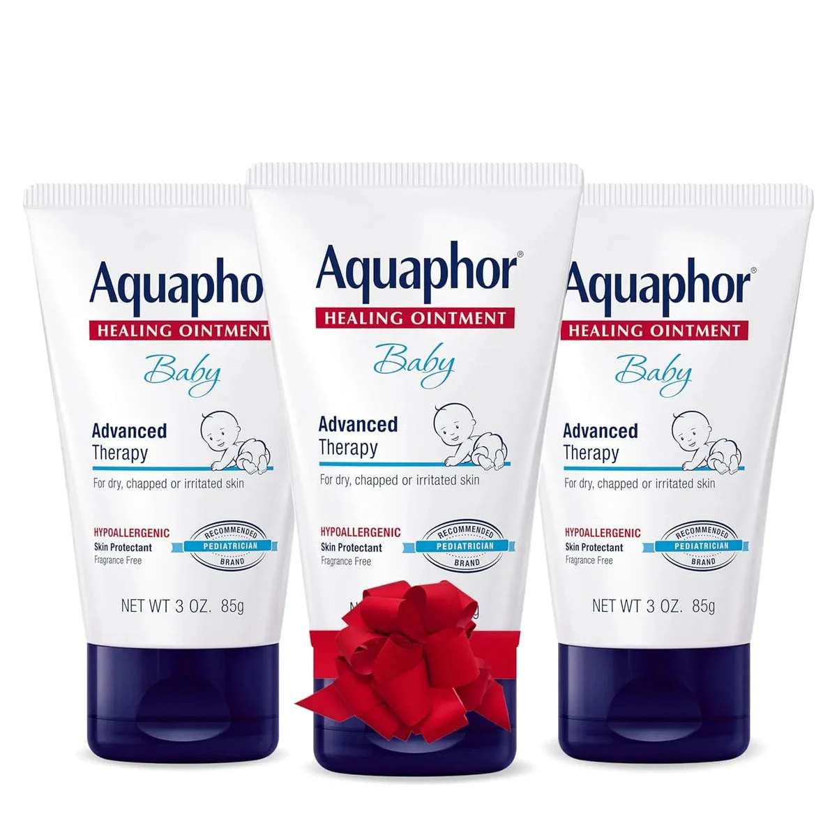 Aquaphor Baby Healing Ointment - Pack of 3 Tubes, 3 Oz Each