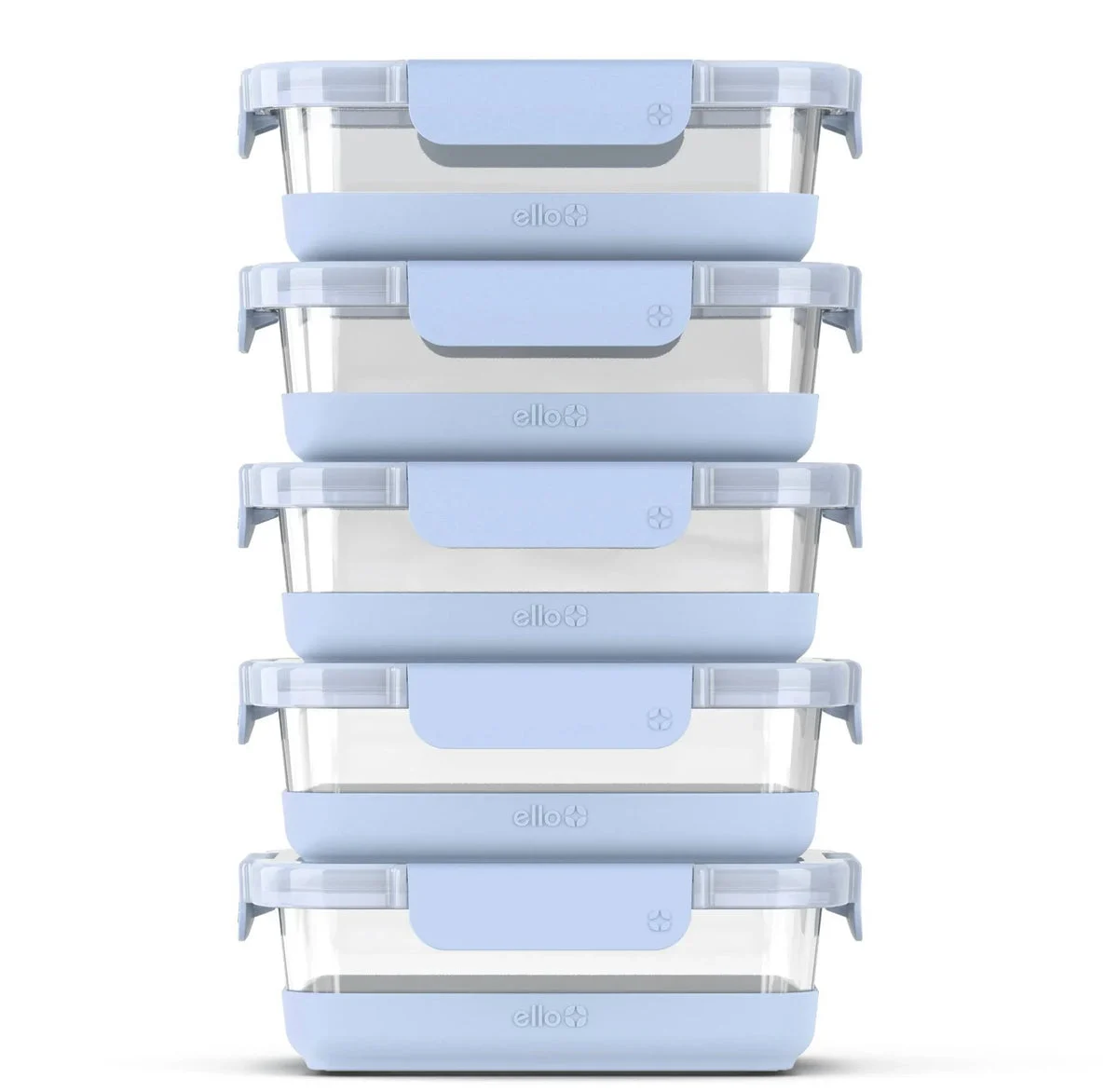 Ello Glass Meal Prep Food Storage Container Set - 3.4 Cups