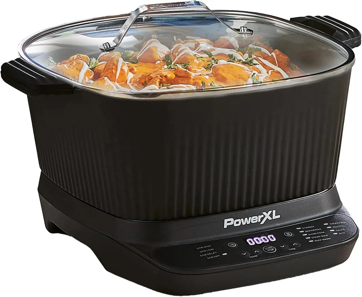 PowerXL Digital Multi-Cooker with Automatic Paddle - Black