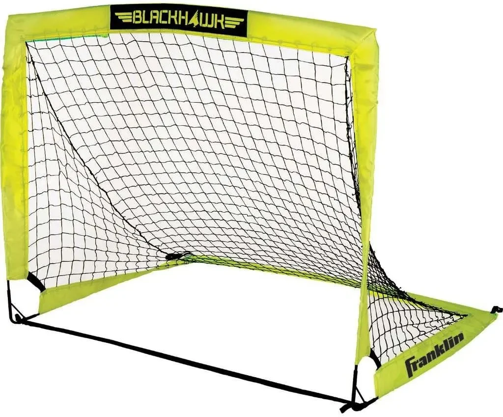 Franklin Sports Pop-Up Soccer Goal - Optic Yellow