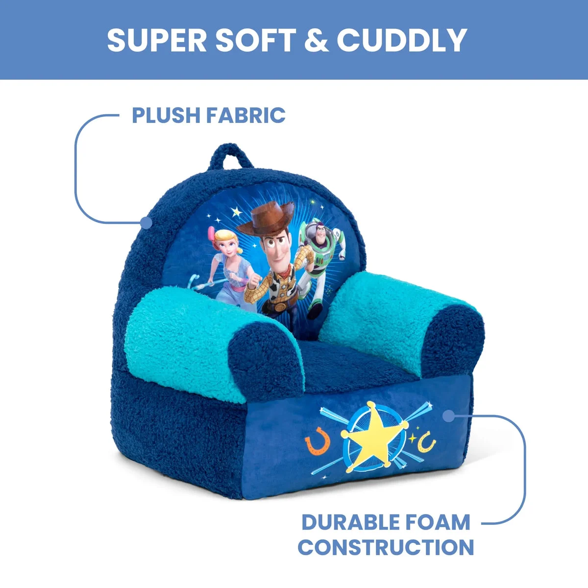 Delta Children Cozy Buddy Chair - Blue