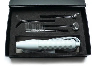 Neon Wand Electrosex Kit - White Handle - Red Electrode