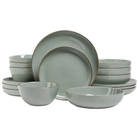 Over&Back Options 16-piece Dinnerware Set - Light Green