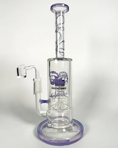 Official Cheech & Chong’s "Up In Smoke" Purple Rain Concentrated Rig (12") - Smoke Shop