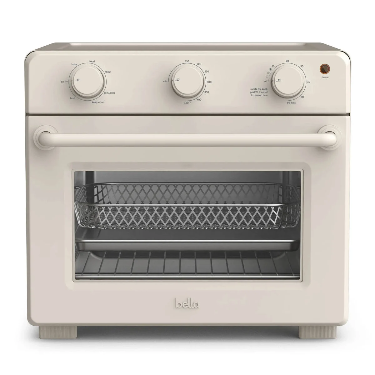 Bella Air Fryer Toaster Oven - Oatmilk