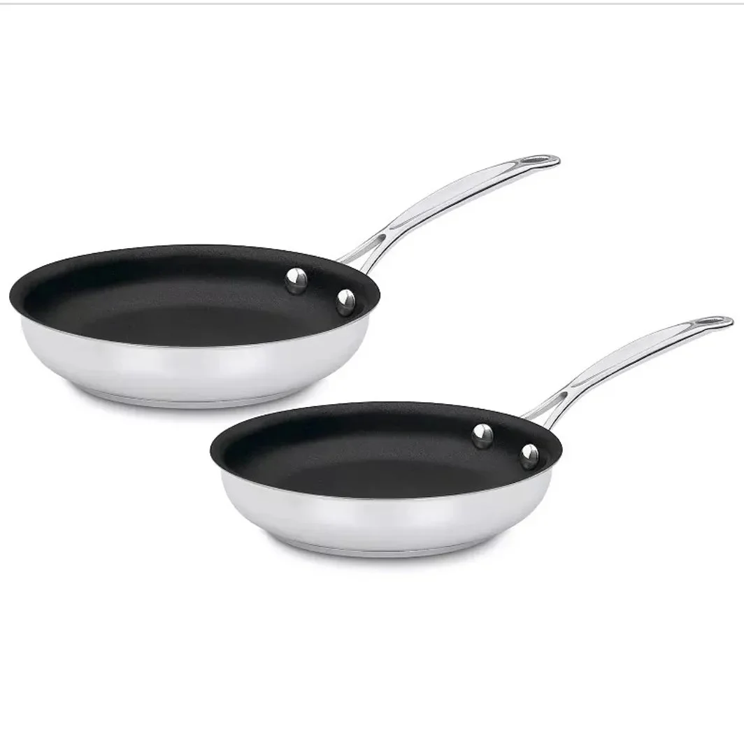 Cuisinart Chef's Classic 2-pc. Ceramic Stainless Steel Skillet Set