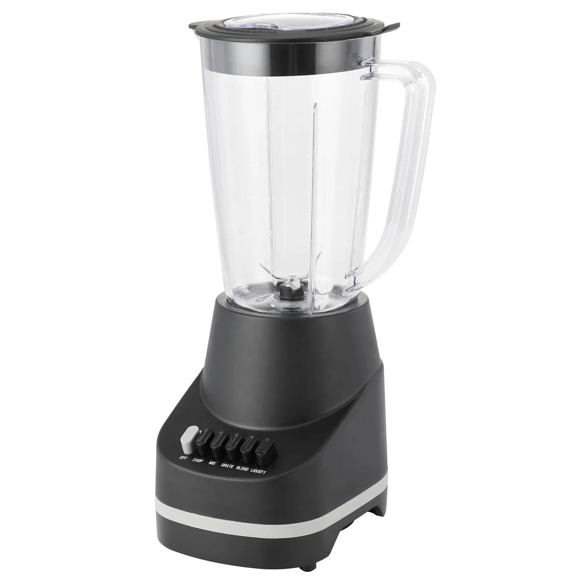 Mainstays Blender 500 W 48 oz Jar 6-Speed , Black (See Description)
