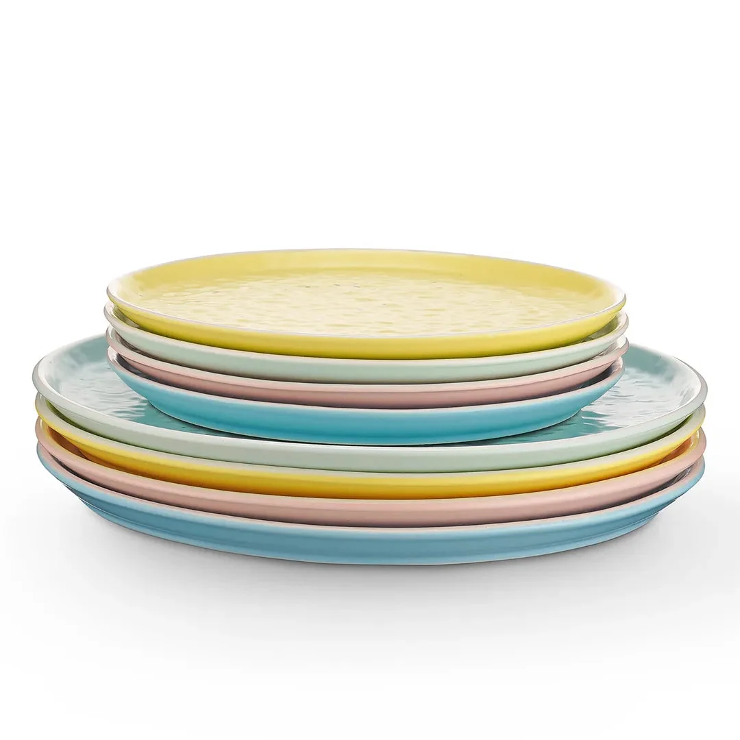 Stone Lain Elena Stoneware Dinner Plate Set of 4 - Assorted