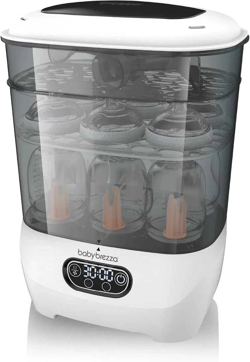 Baby Brezza Bottle Sterilizer and Dryer Advanced – Electric Steam Sterilization Machine Universal Sterilizing for All Bottles: Plastic Glass Pacif