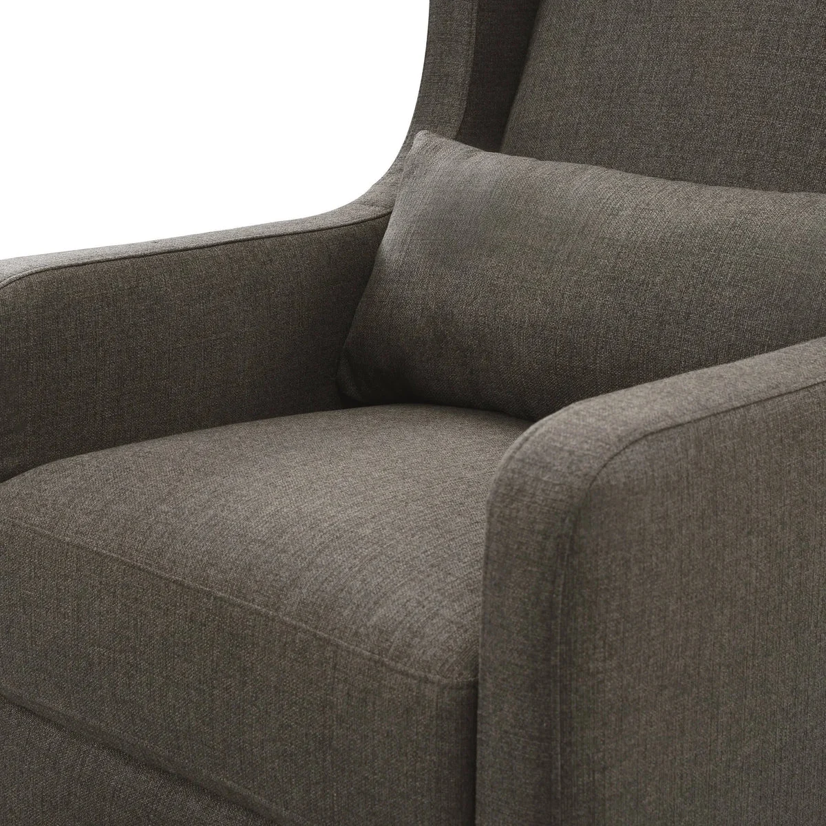 Carter's by Davinci Swivel Glider with Storage Ottoman - Charcoal