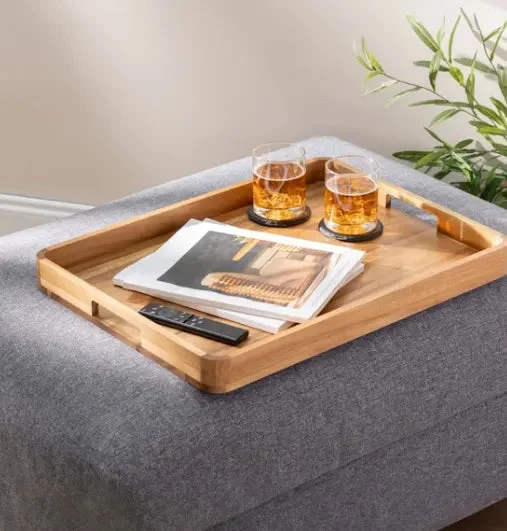 iDesign Acacia Wood Serving Tray