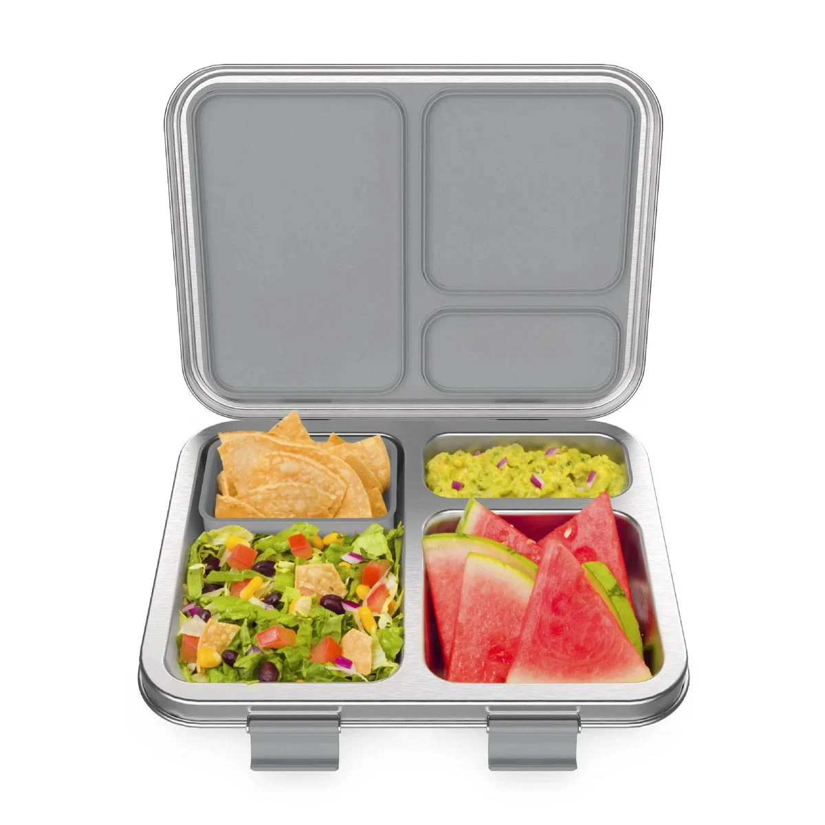 Bentgo Stainless Steel Leakproof 3 Compartment Bento-Style Lunch Box