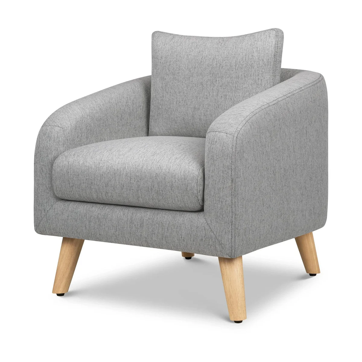 Davinci Nina Kids' Chair - Frost Gray with Light Wood Feet
