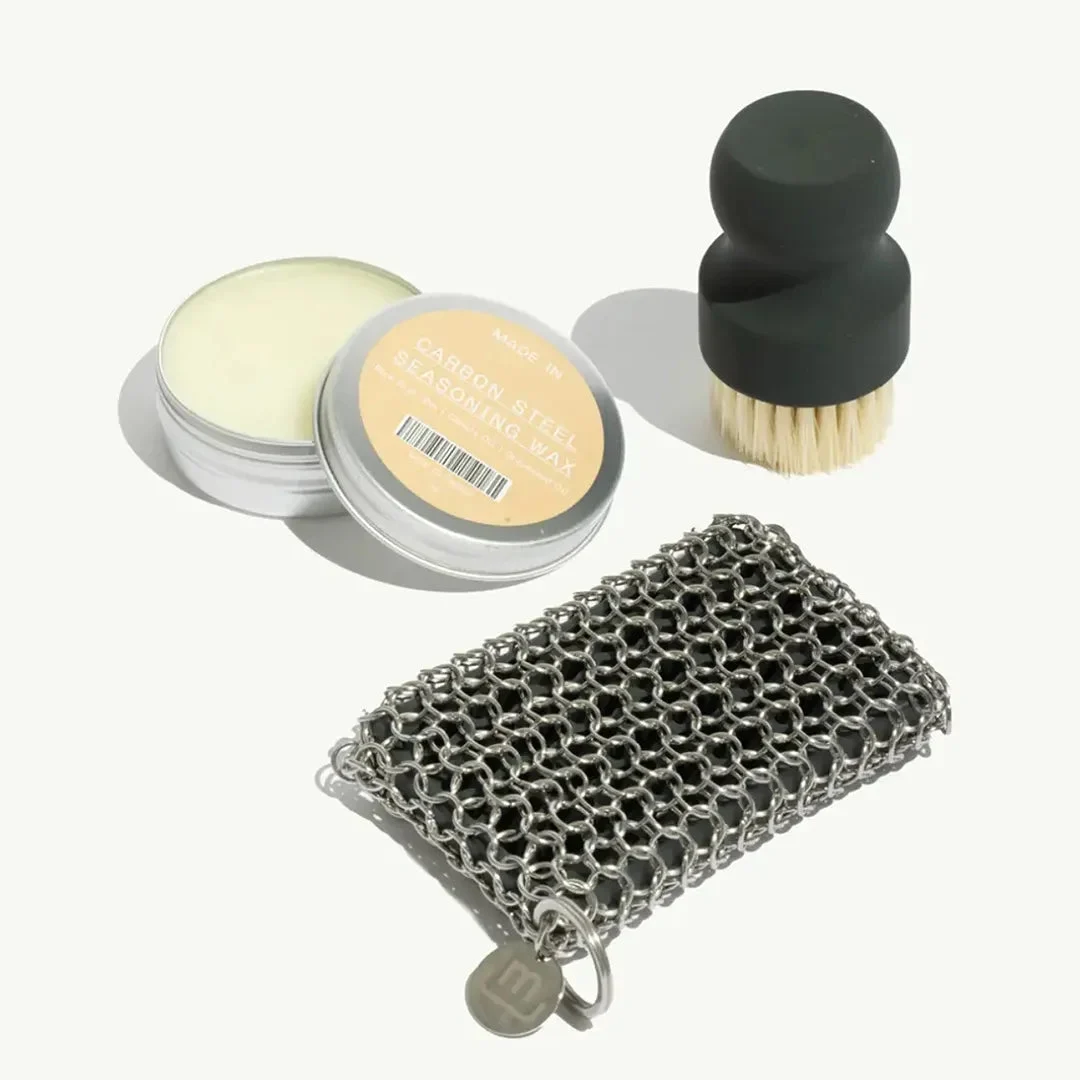 Stainless Steel Carbon Steel Cleaning Set