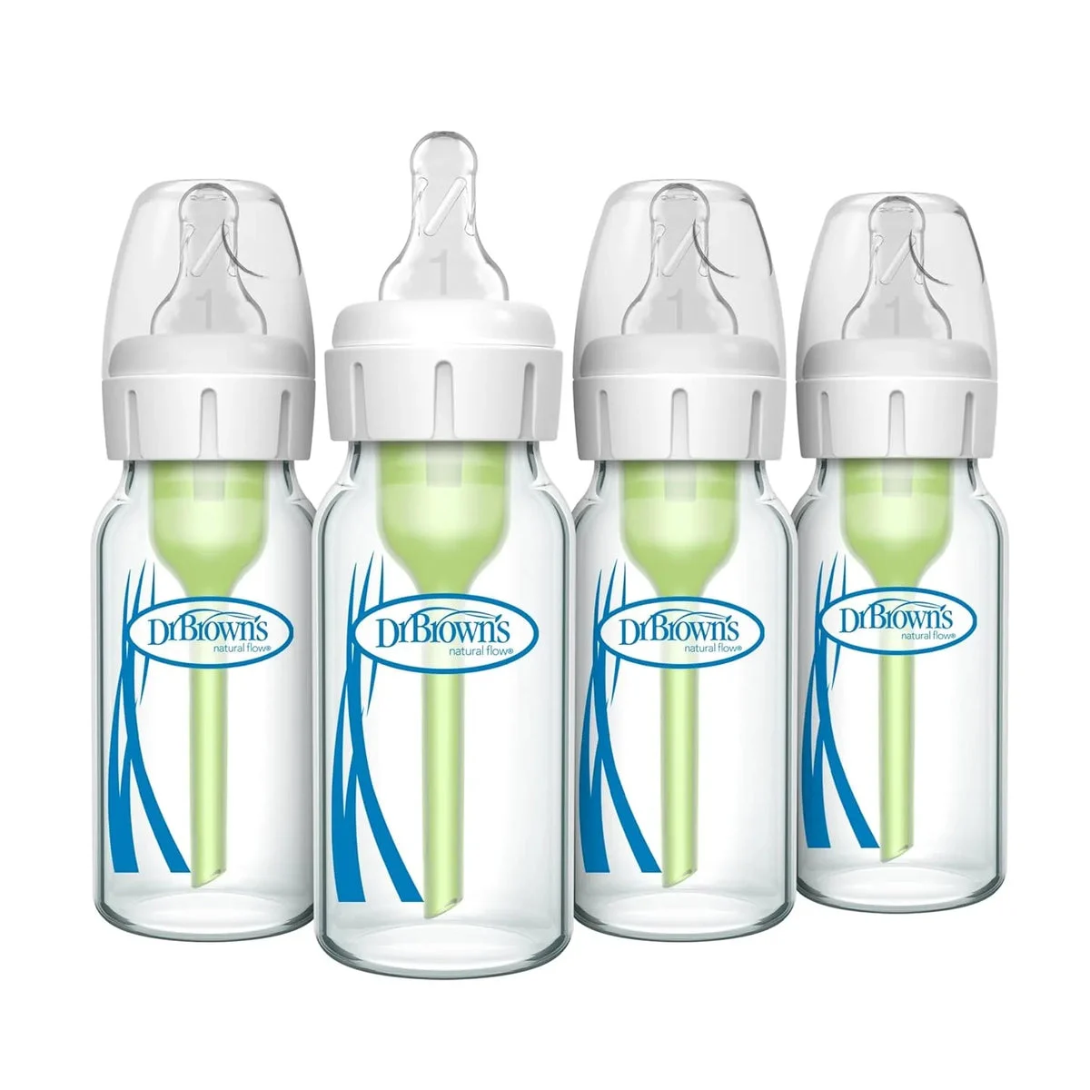 Dr. Browns Anti-Colic Narrow Glass Baby Bottle - Clear
