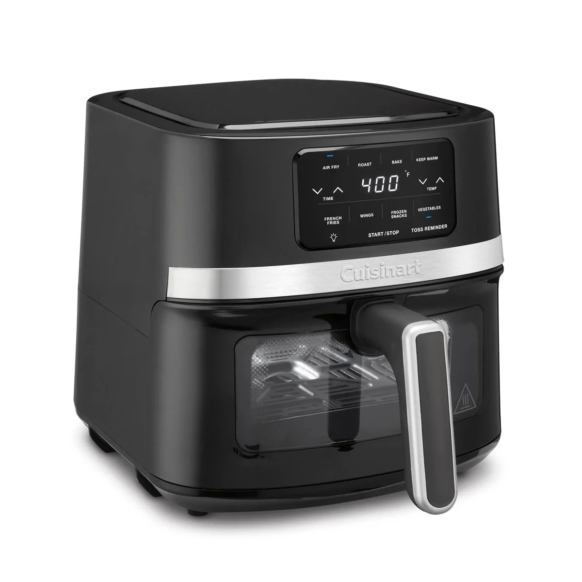Cuisinart 4.5qt Basket Air Fryer Black/Stainless Steel Finish