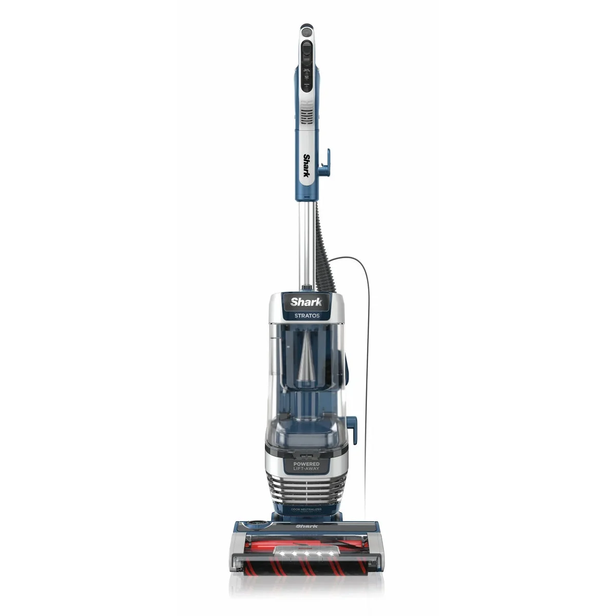 Shark Upright Vacuum with DuoClean PowerFins - Blue