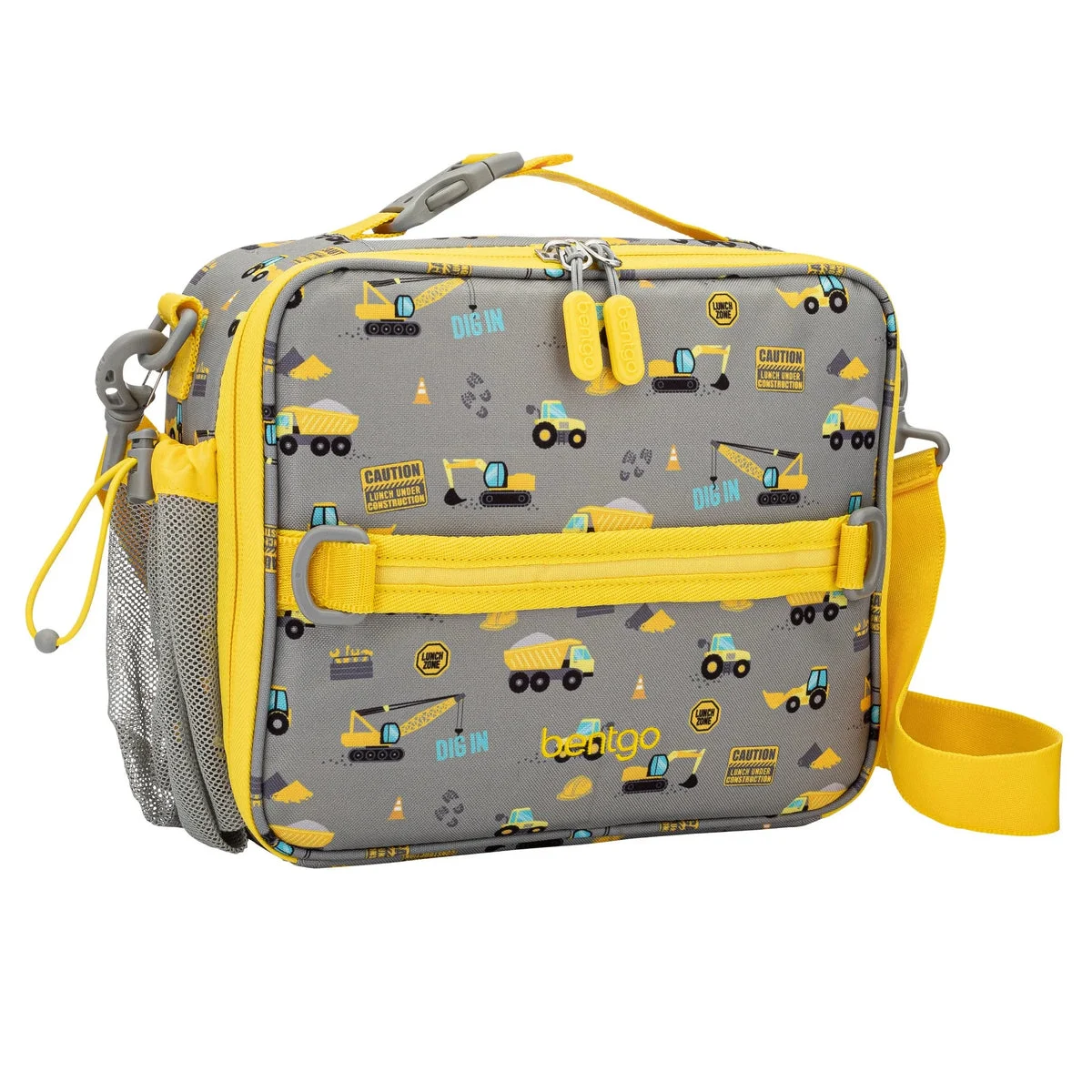 Bentgo Glass Double Insulated Lunch Bag - Construction Trucks