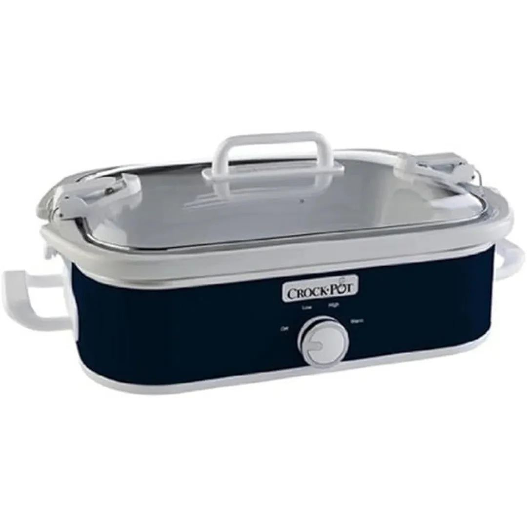 Crock-Pot 3.5 Quart Casserole Midnight Blue Slow Cooker