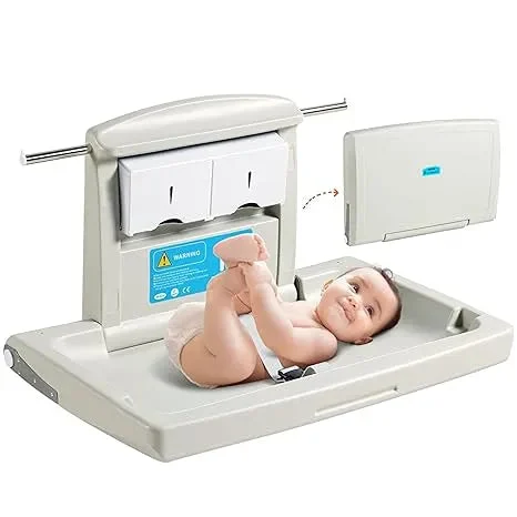 VEVOR Wall-Mounted Baby Changing Station