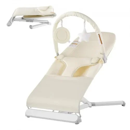 VEVOR Baby Bouncer Folding Bouncer with Toy Bar